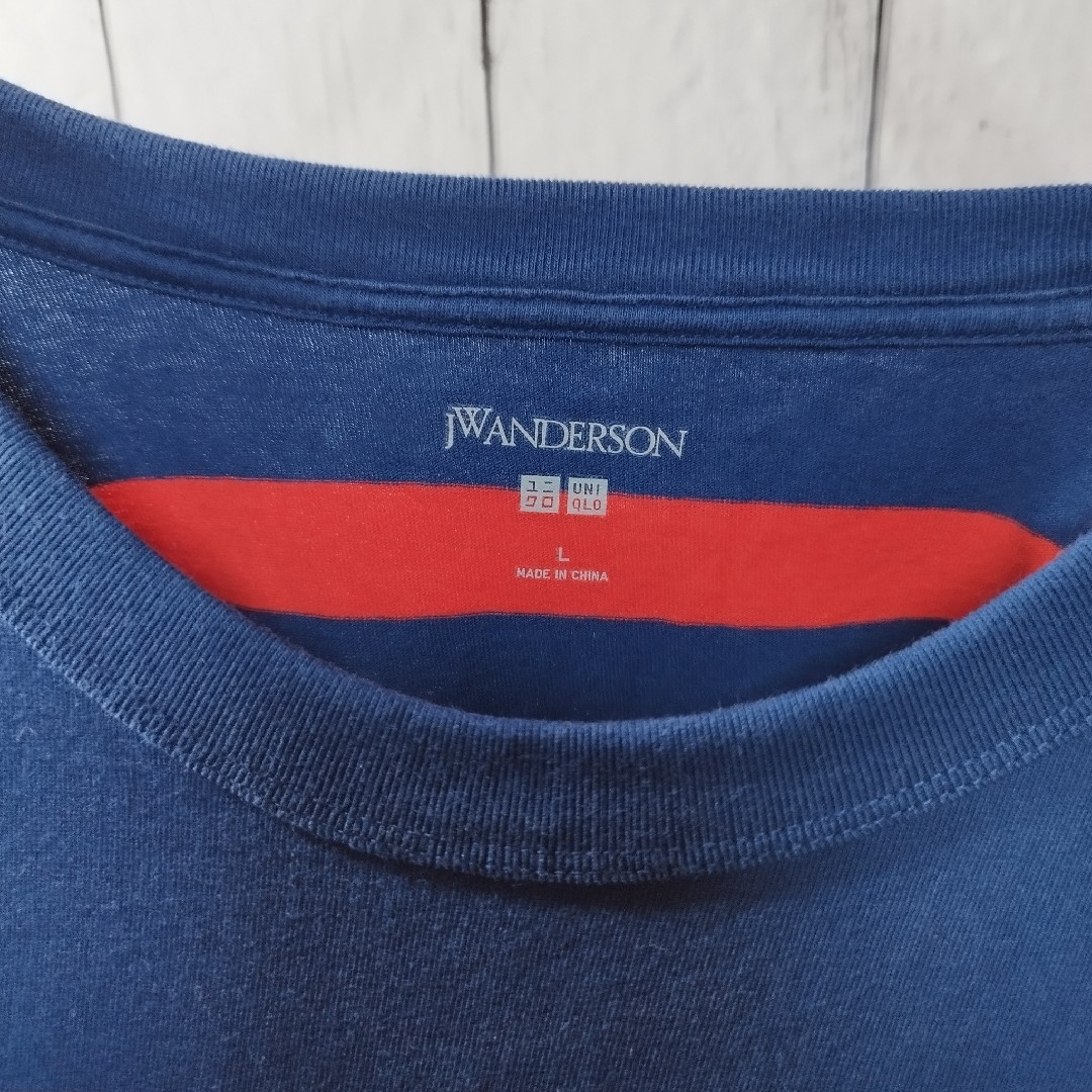 UNIQLO(ユニクロ)の【UNIQLO × JW ANDERSON】ボーダーTシャツ（半袖）　完売品 メンズのトップス(Tシャツ/カットソー(半袖/袖なし))の商品写真