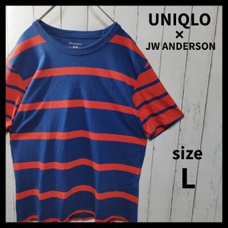 ユニクロ(UNIQLO)の【UNIQLO × JW ANDERSON】ボーダーTシャツ（半袖）　完売品(Tシャツ/カットソー(半袖/袖なし))