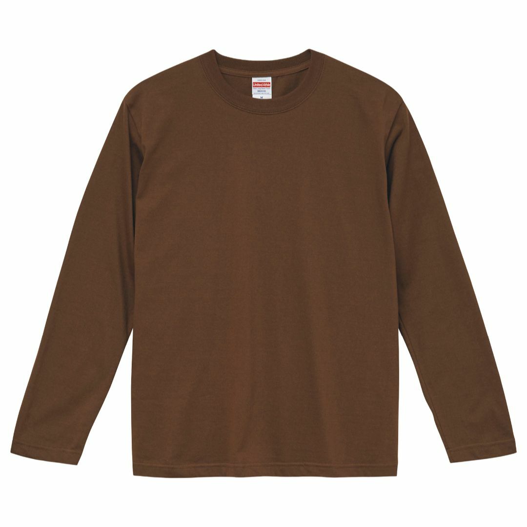 長袖 Tシャツ ロンT リブなし やや厚手 5.6オンス 無地T S 緑 メンズのトップス(Tシャツ/カットソー(七分/長袖))の商品写真