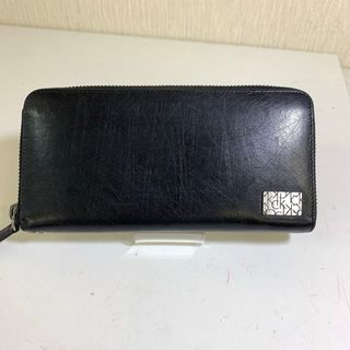 カルバンクライン(Calvin Klein)のＭ　Calvin Klein レザー ラウンドファスナー長財布(長財布)