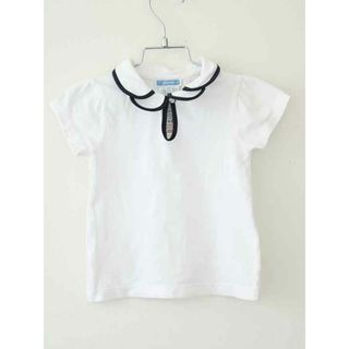 Jacadi - 【夏物 新入荷!】†ジャカディ/jacadi†96cm(36M) 半袖Tシャツ/半袖カットソー/半袖ポロシャツ 白【中古】子供服 キッズ kids 女の子 夏 tops 015042