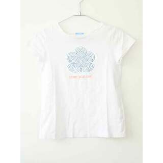 【夏物 新入荷!】†ジャカディ/jacadi†140cm(10A) 半袖Tシャツ/半袖カットソー 白【中古】子供服 キッズ kids ジュニア 女の子 夏 tops 015042