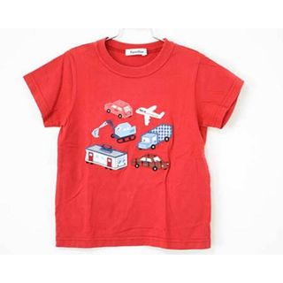 ファミリア(familiar)の【夏物 新入荷!】〓ファミリア/familiar〓120cm 半袖Tシャツ/半袖カットソー 赤【中古】 子供服 キッズ kids    女の子 男の子 夏 tops 015042(Tシャツ/カットソー)