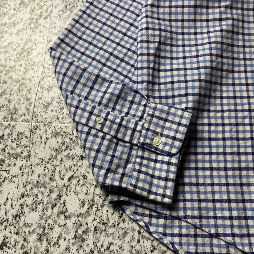 Ralph Lauren(ラルフローレン)の【オーバーサイズ】ラルフローレン　刺繍ロゴ　BDギンガムチェックL/Sシャツ メンズのトップス(シャツ)の商品写真
