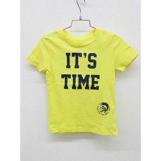 DIESEL - 【夏物 新入荷!】＜ディーゼルキッズ/DIESEL kids＞110cm位 半袖Tシャツ/半袖カットソー 黄色【中古】子供服 キッズ kids 男の子 夏 tops 705042