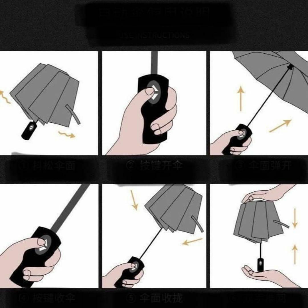 折り畳み傘 日傘  デイジー柄 ワンタッチ 自動開閉 マーガレット遮光 晴雨兼用 レディースのファッション小物(傘)の商品写真