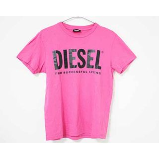 ディーゼル(DIESEL)の【夏物 新入荷!】〓ディーゼルキッズ/DIESEL kids〓140cm 半袖Tシャツ/半袖カットソー ピンク  【中古】子供服 キッズ kids ジュニア 女の子 男の子 夏 tops 415042(Tシャツ/カットソー)