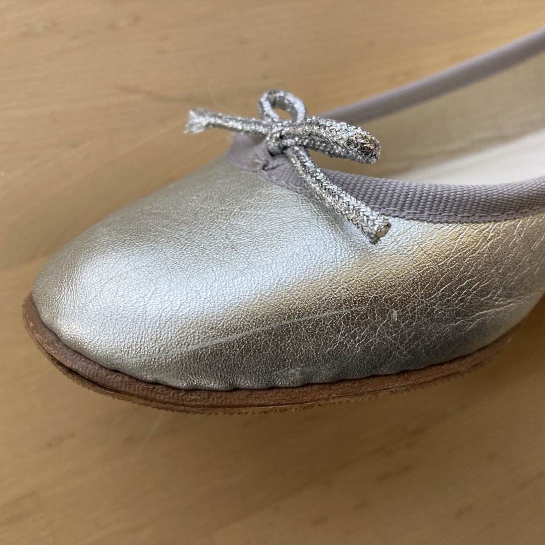 repetto(レペット)の【repetto】 レペット　バレーシューズ　フラットシューズ　38  シルバー レディースの靴/シューズ(バレエシューズ)の商品写真