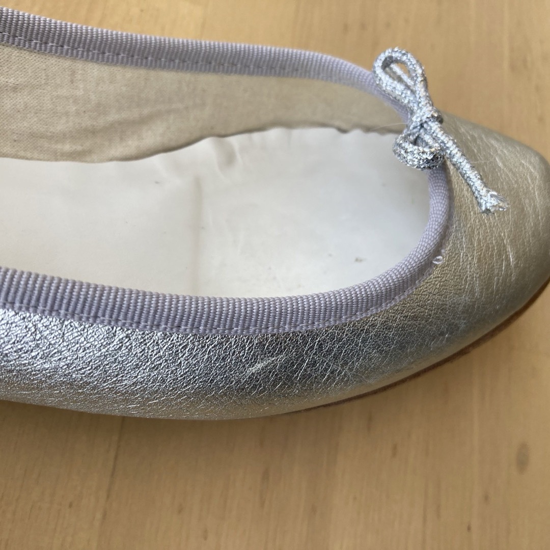 repetto(レペット)の【repetto】 レペット　バレーシューズ　フラットシューズ　38  シルバー レディースの靴/シューズ(バレエシューズ)の商品写真