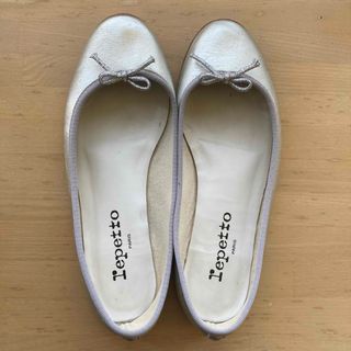 repetto - 【repetto】 レペット　バレーシューズ　フラットシューズ　38  シルバー