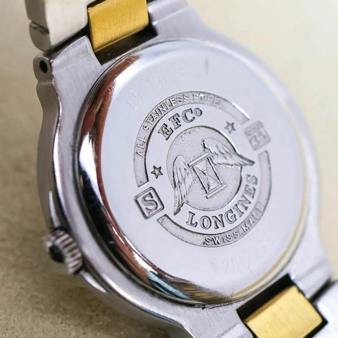 LONGINES(ロンジン)の◆美品 稼働 LONGINES フラッグシップ 腕時計 デイト 新品電池 m レディースのファッション小物(腕時計)の商品写真