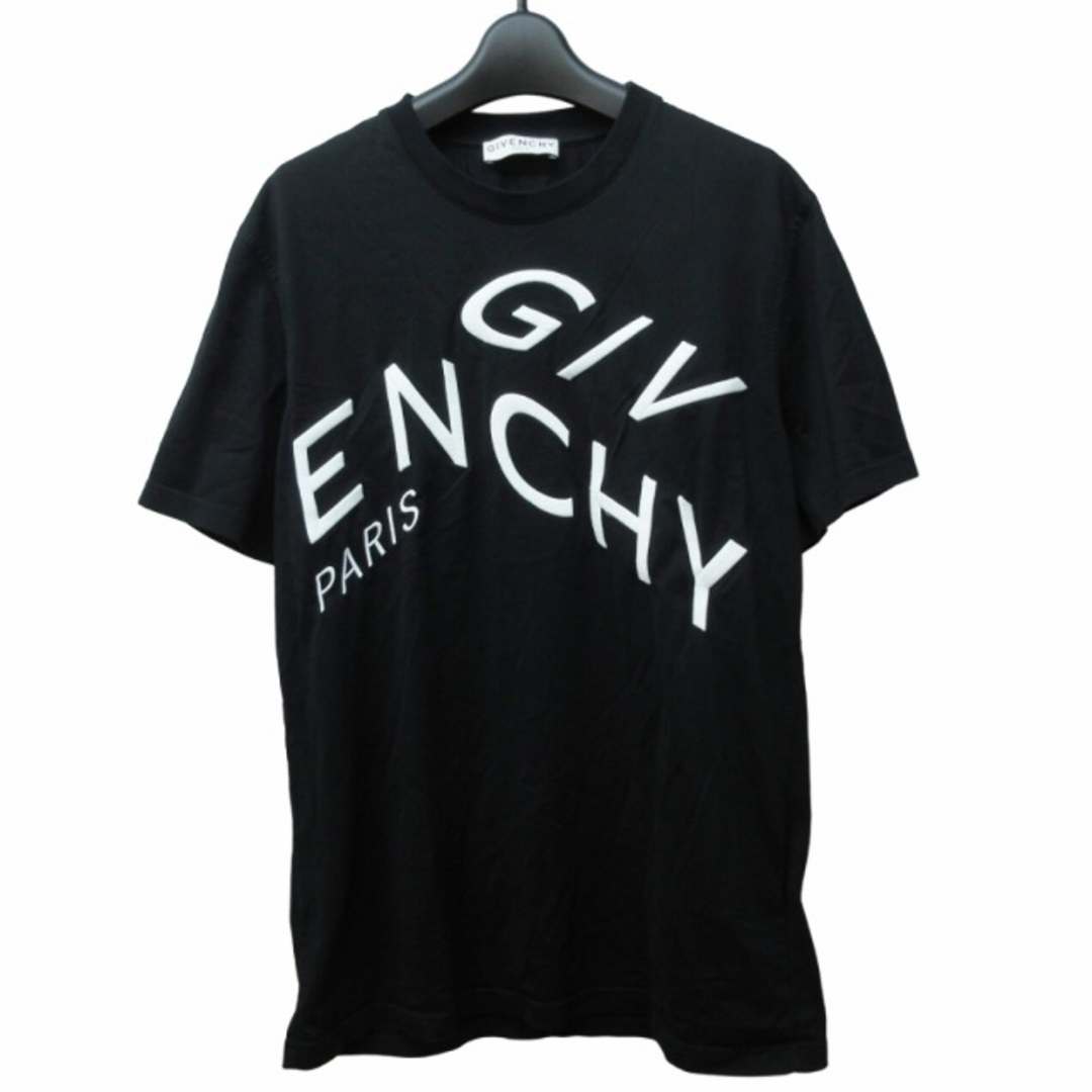 GIVENCHY(ジバンシィ)のジバンシィ 21SS Tシャツ 半袖 クルーネック ロゴ 黒 M MKS メンズのトップス(Tシャツ/カットソー(半袖/袖なし))の商品写真