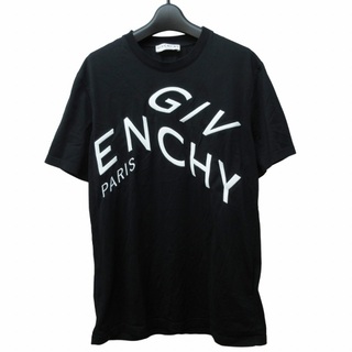 GIVENCHY - ジバンシィ 21SS Tシャツ 半袖 クルーネック ロゴ 黒 M MKS