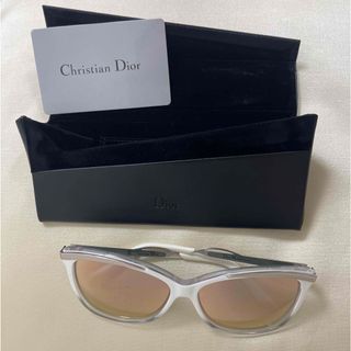 Christian Dior - Dior ディオール　サングラス　レディース　白　メガネケース付き