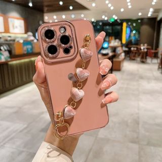 【人気商品】スマホカバー　ケース　ソフト　落下防止　ピンク　かわいい(iPhoneケース)