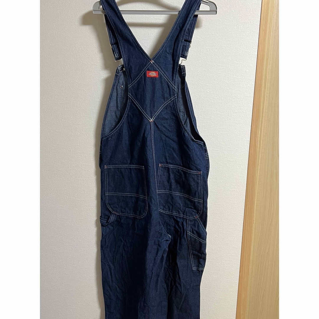Dickies(ディッキーズ)のディッキーズオーバーオール　濃紺　３４×３２ メンズのパンツ(サロペット/オーバーオール)の商品写真