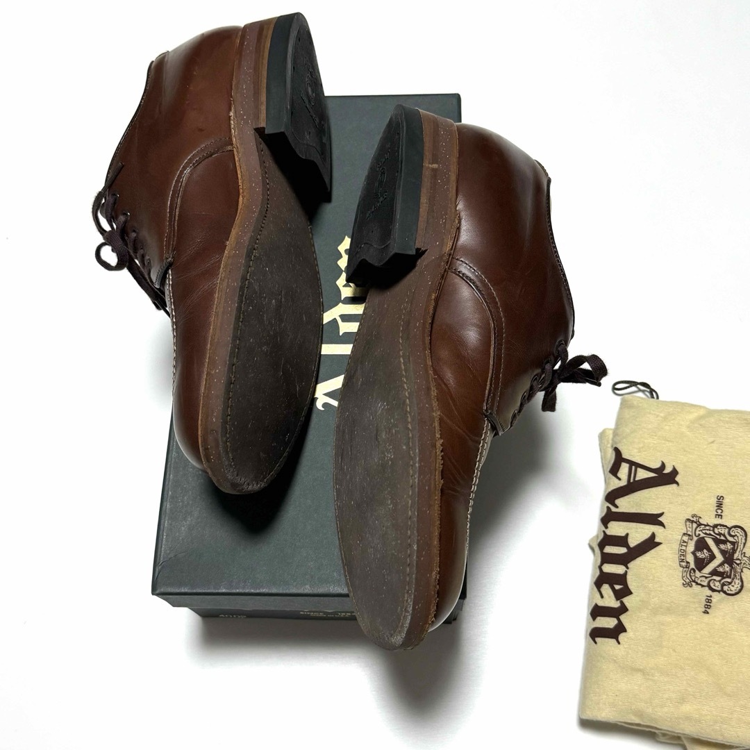 Alden 4002 タンカーオックスフォード クロムエクセル 革靴 8 26 Alden 4002 タンカーオックスフォード クロムエクセル 革靴 8 26