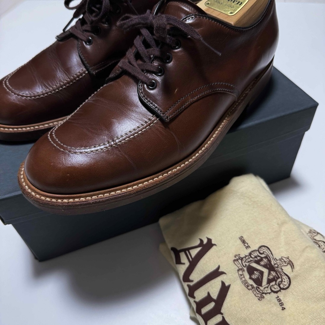 Alden 4002 タンカーオックスフォード クロムエクセル 革靴 8 26 Alden 4002 タンカーオックスフォード クロムエクセル 革靴 8 26