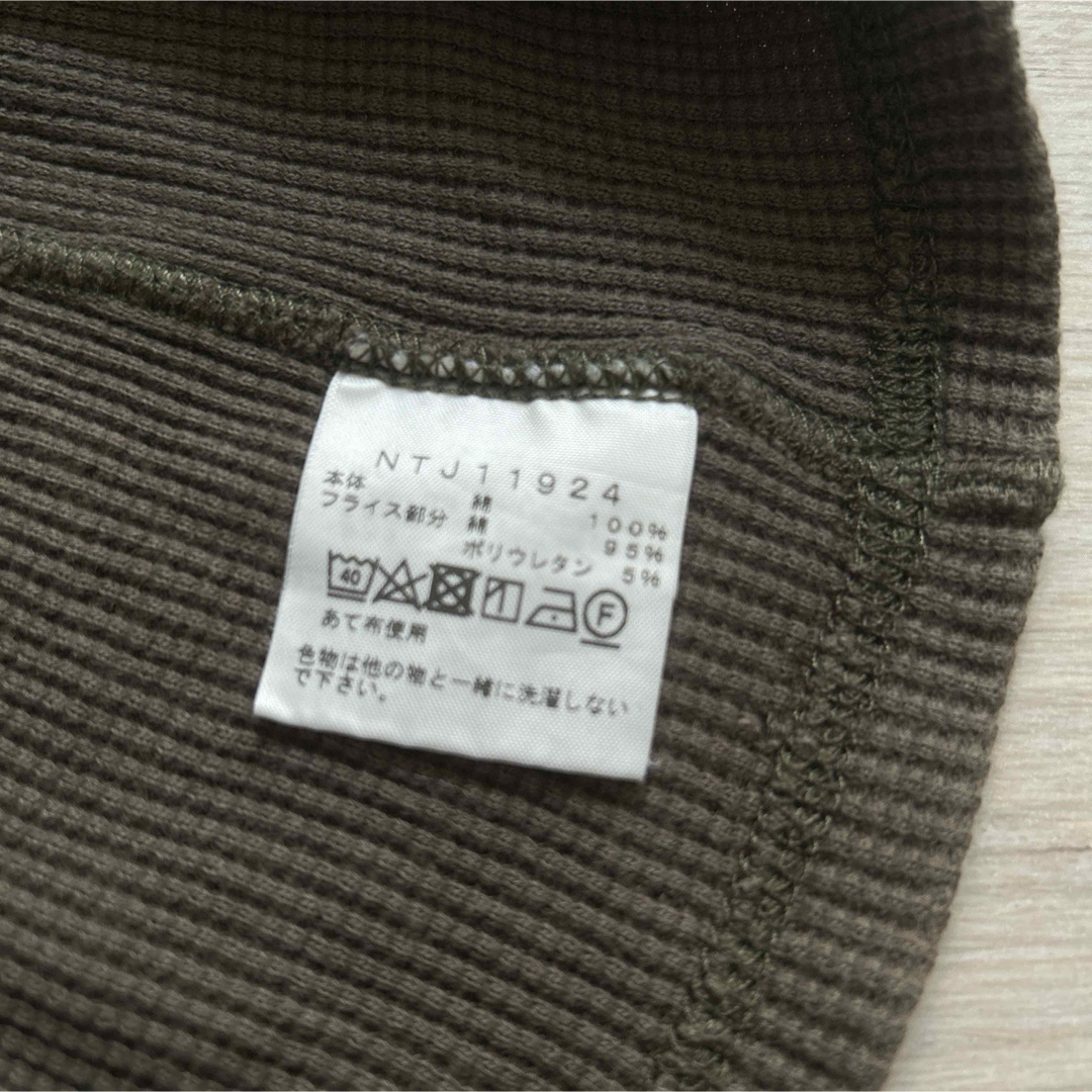 THE NORTH FACE(ザノースフェイス)の大人気❤️ノースフェイス ワッフルロンT 100 キッズ/ベビー/マタニティのキッズ服男の子用(90cm~)(Tシャツ/カットソー)の商品写真