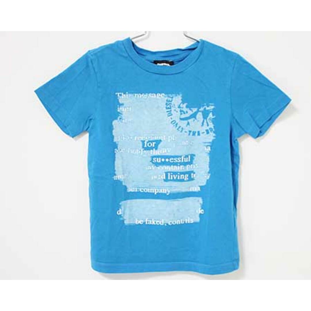 DIESEL(ディーゼル)の【夏物 新入荷!】〓ディーゼルキッズ/DIESEL kids〓120cm 半袖Tシャツ/半袖カットソー 青  【中古】子供服 キッズ kids  女の子 男の子 夏 tops 415042 キッズ/ベビー/マタニティのキッズ服女の子用(90cm~)(Tシャツ/カットソー)の商品写真