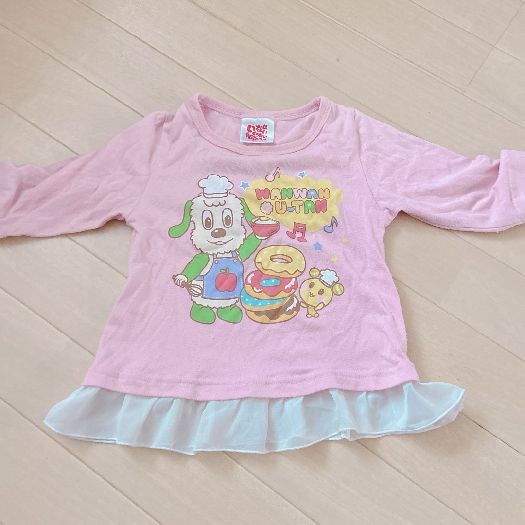 即購入OK❣️】ベビー服　トップス　Tシャツ　90 いないいないばあ　わんわん キッズ/ベビー/マタニティのキッズ服女の子用(90cm~)(Tシャツ/カットソー)の商品写真