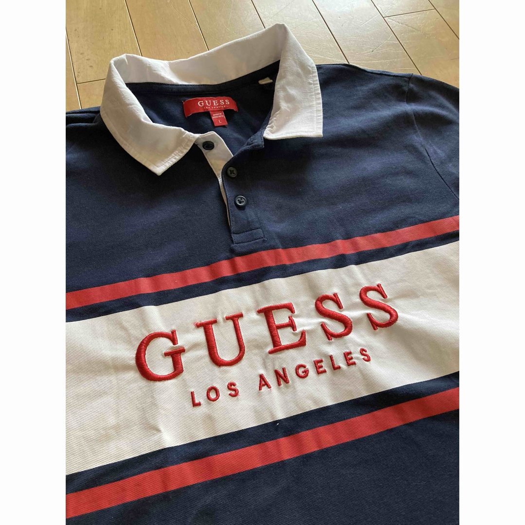 GUESS(ゲス)のGUESS　襟付きシャツ　サイズL レディースのトップス(ポロシャツ)の商品写真