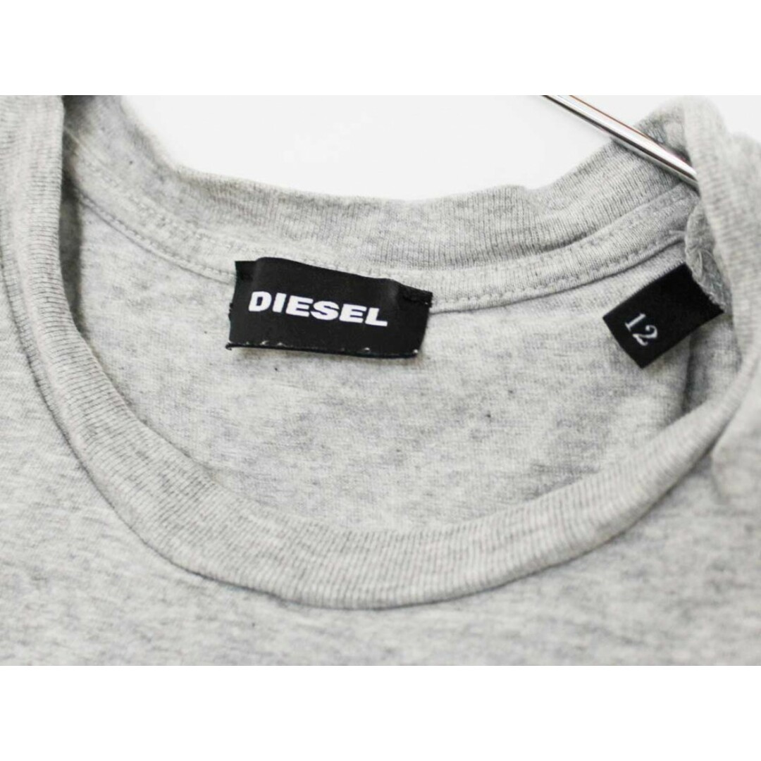 DIESEL(ディーゼル)の【夏物 新入荷!】[ディーゼルキッズ/DIESEL kids]150cm 半袖Tシャツ/半袖カットソー グレー【中古】子供服 キッズ kids ジュニア 男の子 夏 tops 415042 キッズ/ベビー/マタニティのキッズ服女の子用(90cm~)(Tシャツ/カットソー)の商品写真