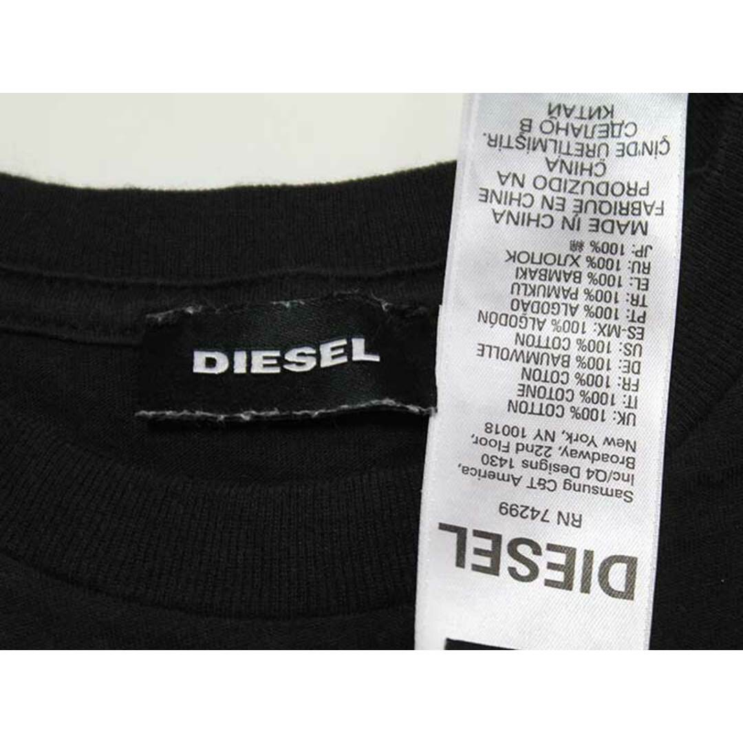 DIESEL(ディーゼル)の【夏物 新入荷!】‡ディーゼルキッズ/DIESEL kids‡140cm 半袖Tシャツ/半袖カットソー 黒系【中古】子供服 キッズ kids ジュニア 男の子 女の子 夏 tops 415042 キッズ/ベビー/マタニティのキッズ服女の子用(90cm~)(Tシャツ/カットソー)の商品写真