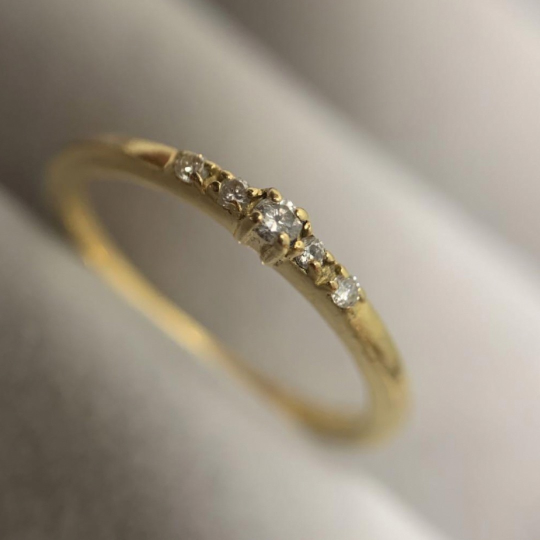Vendome Aoyama(ヴァンドームアオヤマ)のヴァンドーム青山 ピンキーリング 指輪 ダイヤモンド K18 レディースのアクセサリー(リング(指輪))の商品写真
