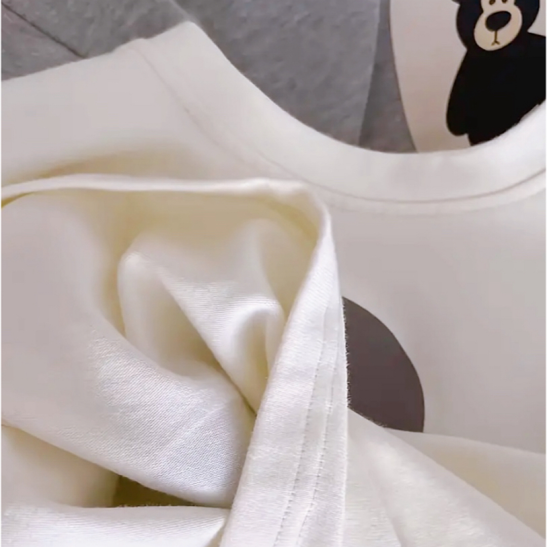 新品未使用　トップス　ロンT  韓国子供服　保育園 キッズ/ベビー/マタニティのキッズ服男の子用(90cm~)(Tシャツ/カットソー)の商品写真