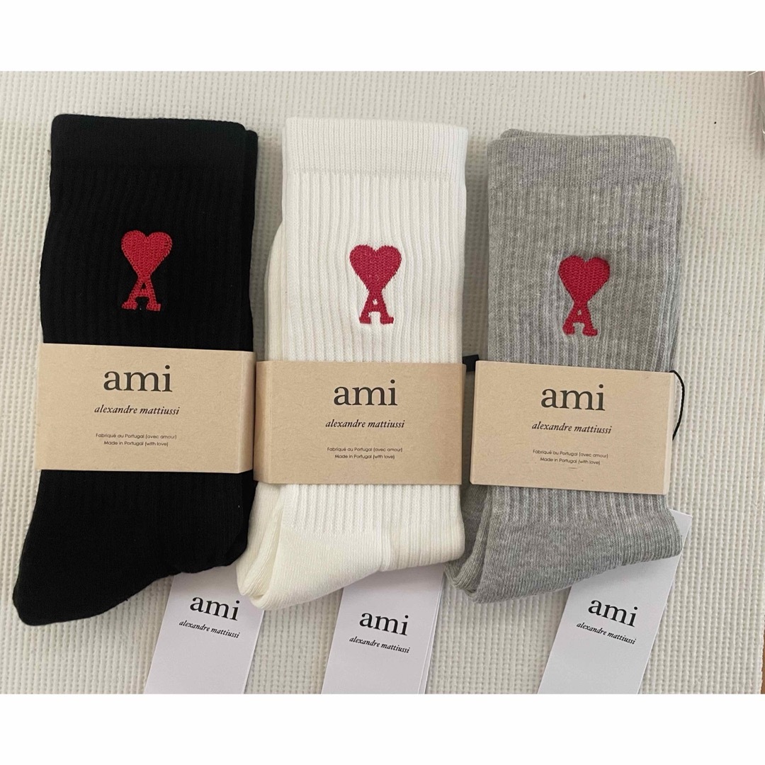 ami(アミ)のAMI アミ　ソックス　靴下　3足セット レディースのレッグウェア(ソックス)の商品写真