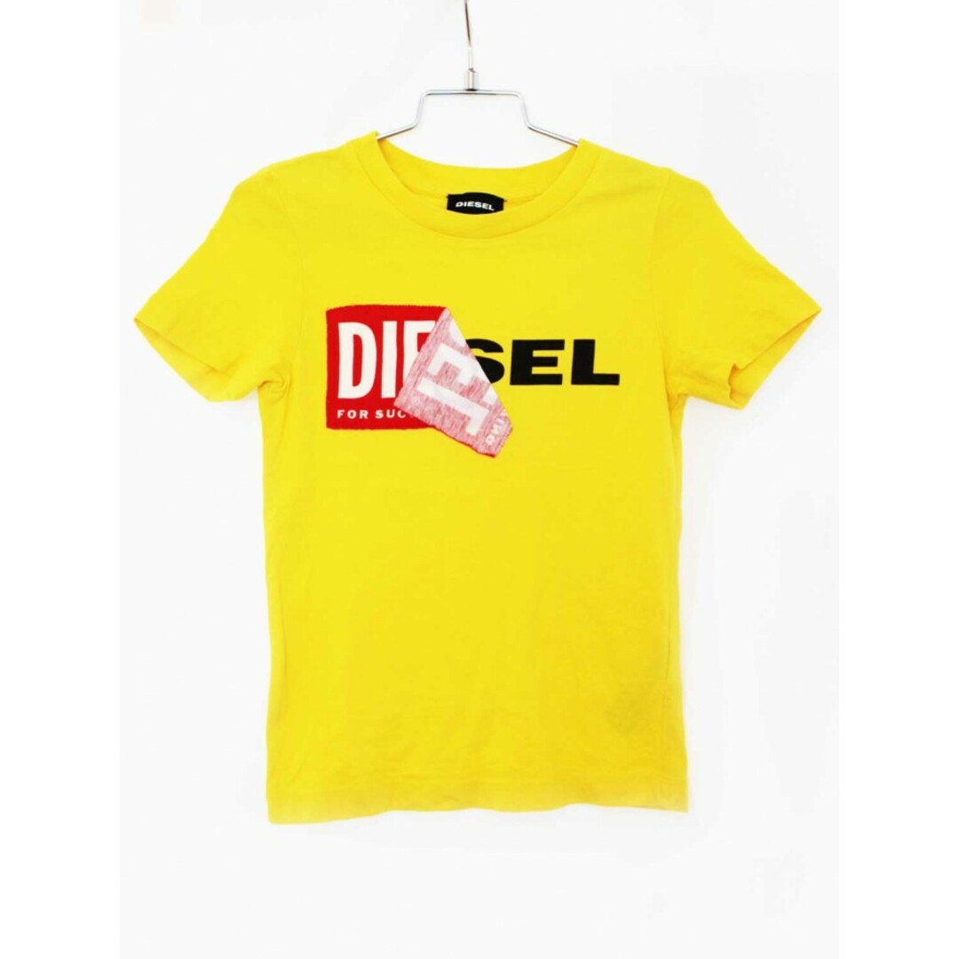 DIESEL(ディーゼル)の【夏物 新入荷!】[ディーゼルキッズ/DIESEL kids]110cm 半袖Tシャツ/半袖カットソー 黄色【中古】子供服 キッズ kids 男の子 夏 tops 415042 キッズ/ベビー/マタニティのキッズ服女の子用(90cm~)(Tシャツ/カットソー)の商品写真