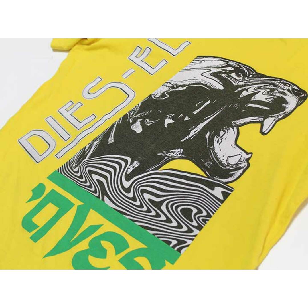 DIESEL(ディーゼル)の【夏物 新入荷!】‡ディーゼルキッズ/DIESEL kids‡150cm 半袖Tシャツ/半袖カットソー 黄色【中古】子供服 キッズ kids ジュニア 男の子 夏 tops 415042 キッズ/ベビー/マタニティのキッズ服女の子用(90cm~)(Tシャツ/カットソー)の商品写真