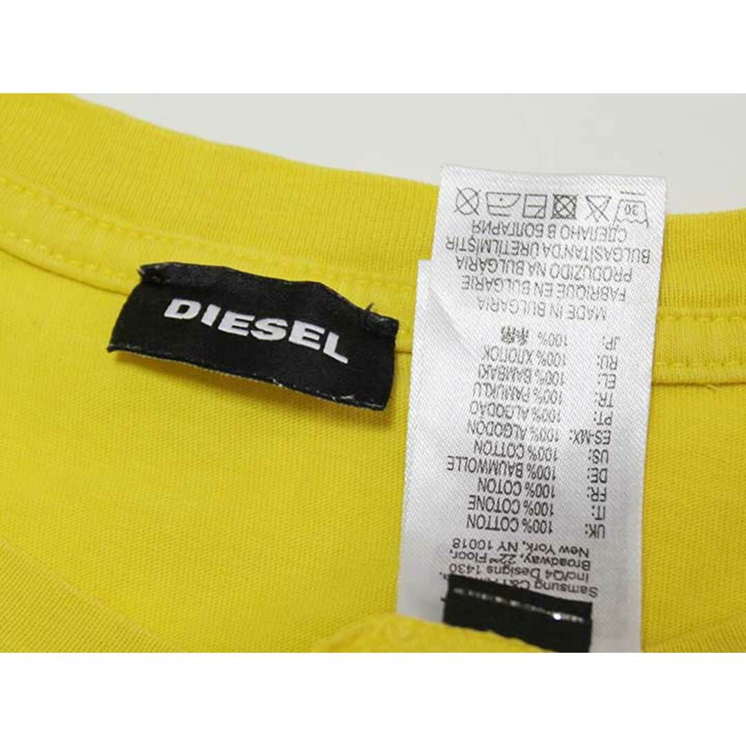 DIESEL(ディーゼル)の【夏物 新入荷!】‡ディーゼルキッズ/DIESEL kids‡150cm 半袖Tシャツ/半袖カットソー 黄色【中古】子供服 キッズ kids ジュニア 男の子 夏 tops 415042 キッズ/ベビー/マタニティのキッズ服女の子用(90cm~)(Tシャツ/カットソー)の商品写真