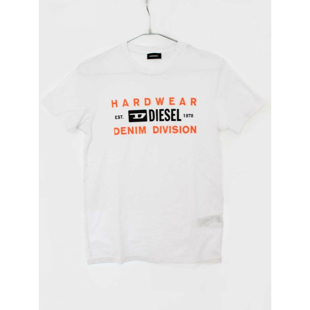 DIESEL(ディーゼル)の【夏物 新入荷!】[ディーゼルキッズ/DIESEL kids]150cm 半袖Tシャツ/半袖カットソー 白 '21年製【中古】子供服 キッズ kids ジュニア 男の子 夏 tops 415042 キッズ/ベビー/マタニティのキッズ服女の子用(90cm~)(Tシャツ/カットソー)の商品写真