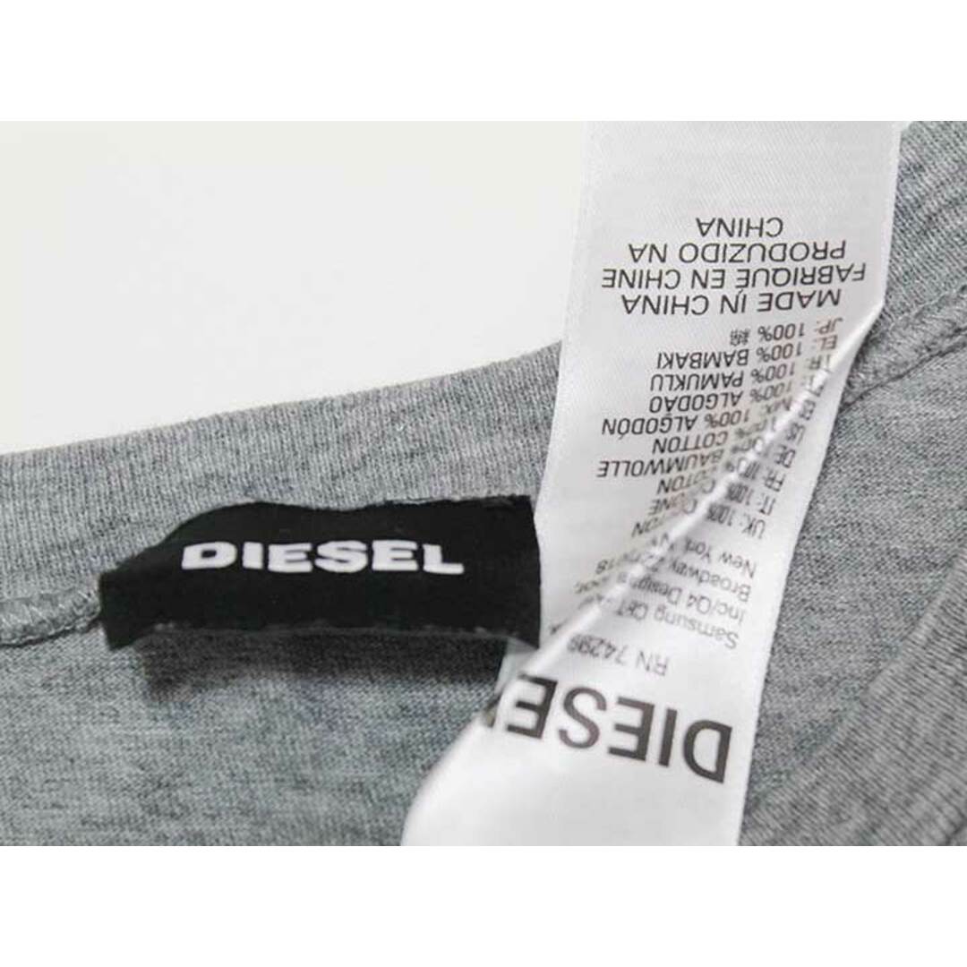 DIESEL(ディーゼル)の【夏物 新入荷!】‡ディーゼルキッズ/DIESEL kids‡130cm 半袖Tシャツ/半袖カットソー グレー系【中古】子供服 キッズ kids 女の子 夏 tops 415042 キッズ/ベビー/マタニティのキッズ服女の子用(90cm~)(Tシャツ/カットソー)の商品写真