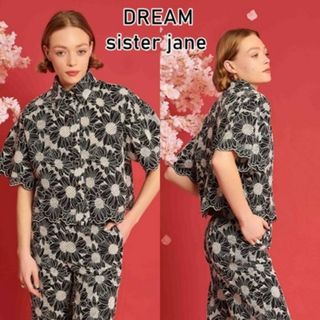 DREAM Sister Jane 花柄 刺しゅう シャツ