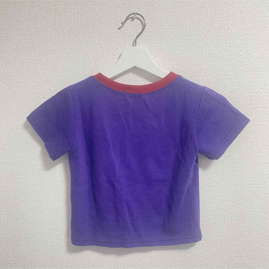 VOLCAN&APHRODITE 紫 ショート丈 トップス ストリート レディースのトップス(Tシャツ(半袖/袖なし))の商品写真