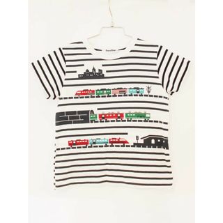 ファミリア(familiar)の【夏物 新入荷!】[ファミリア/familiar]120cm 半袖Tシャツ/半袖カットソー 白×紺【中古】子供服 キッズ kids 男の子 夏 tops 015042(Tシャツ/カットソー)