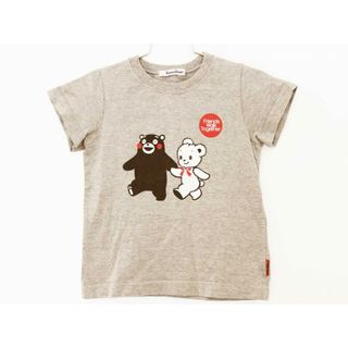 ファミリア(familiar)の【夏物 新入荷!】[ファミリア/familiar]100cm 半袖Tシャツ/半袖カットソー グレー くまもんコラボ【中古】子供服 キッズ kids 女の子 夏 tops 015042(Tシャツ/カットソー)