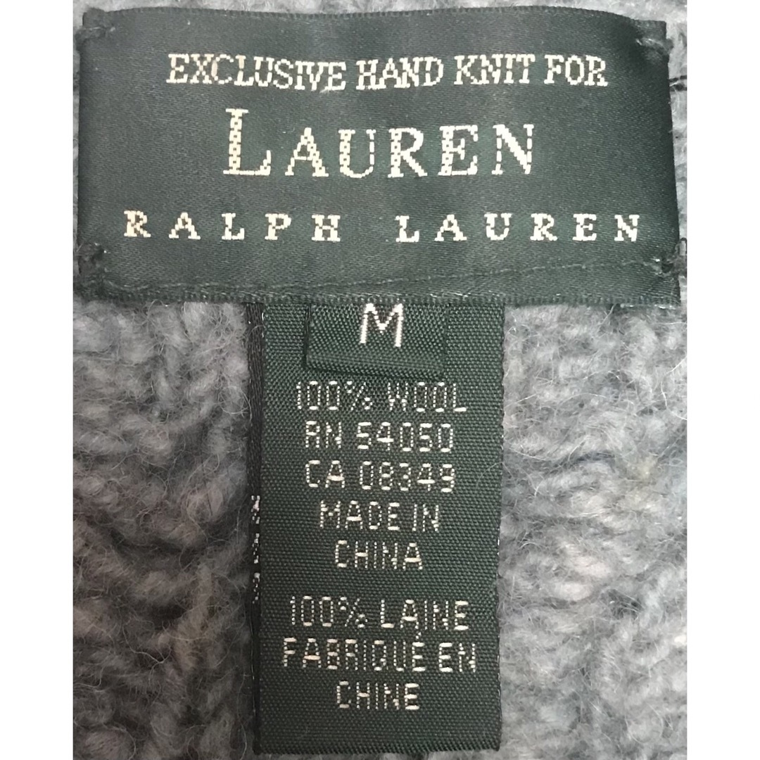 Ralph Lauren(ラルフローレン)の万能アイテム 最高のケーブル編み ラルフローレン 2WAY ニット セーター M レディースのトップス(ニット/セーター)の商品写真