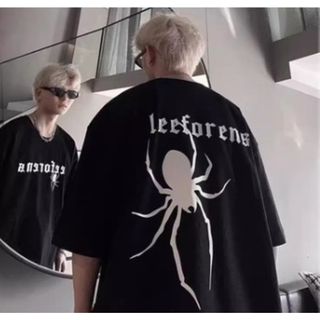 【新品未使用】メンズ　トップス　半袖　ＸＬ　スパイダー　ヒップホップ(Tシャツ/カットソー(半袖/袖なし))