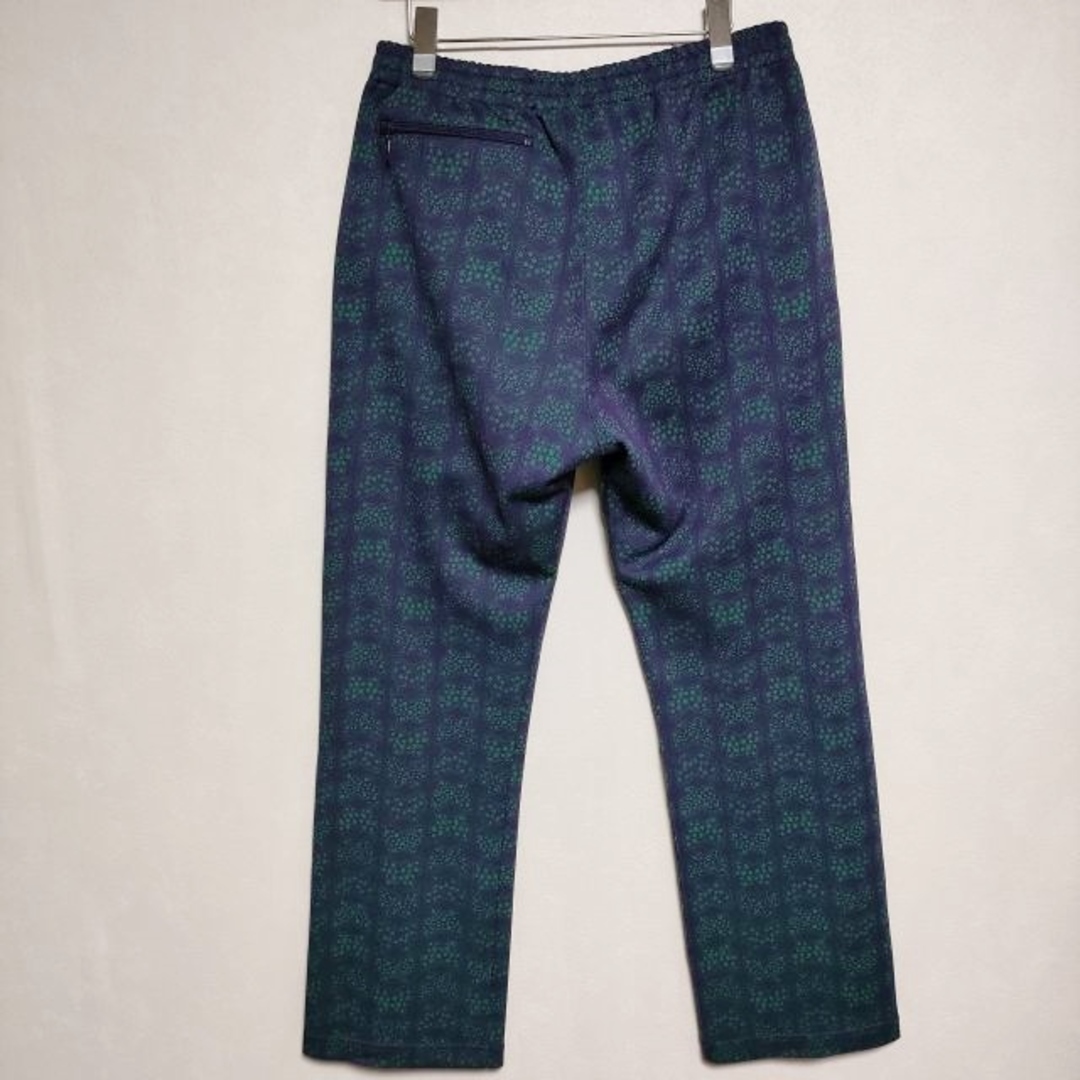 Needles(ニードルス)のNeedles Track Pant - Papillon Poly Jq. パピヨンジャガード トラック パンツ パープル グリーン メンズ ニードルス【中古】4-0502G∞ メンズのパンツ(その他)の商品写真