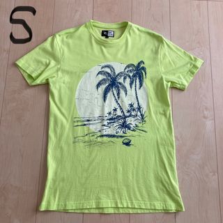 S Tシャツ　リップカール　黄緑