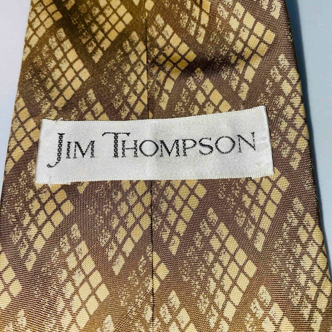 Jim Thompson(ジムトンプソン)のJIM THOMPSON ジムトンプソン　シルクネクタイ　高級　絹100% 総柄 メンズのファッション小物(ネクタイ)の商品写真