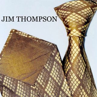 Jim Thompson - JIM THOMPSON ジムトンプソン　シルクネクタイ　高級　絹100% 総柄