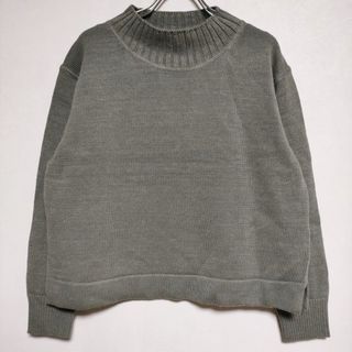 エムエイチエル(MHL.)のMHL. 595-3263502 TWISTED COTTON LINEN セーター ニット 2023 グリーン系 レディース エムエイチエル【中古】4-0502M∞(ニット/セーター)