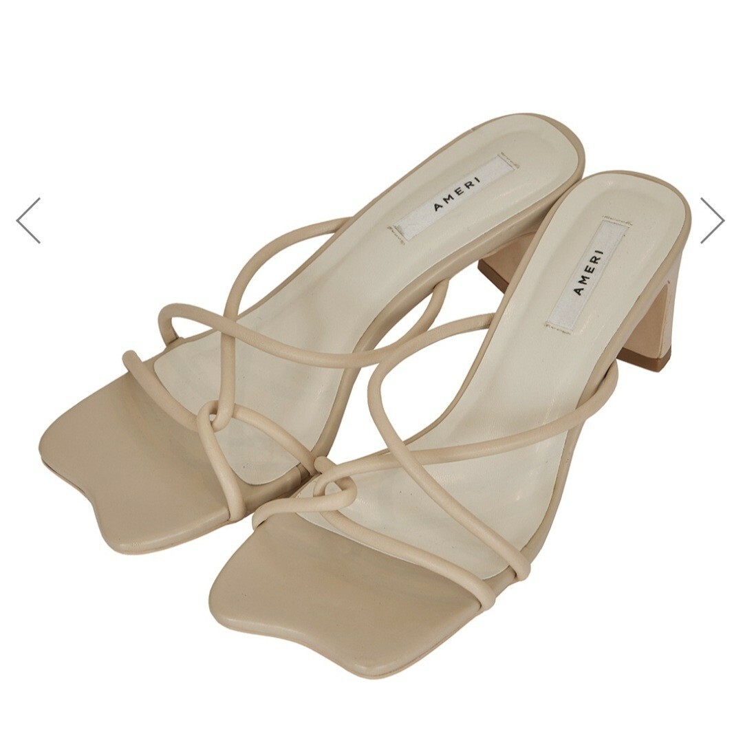 Ameri VINTAGE(アメリヴィンテージ)のアメリヴィンテージ　Ameri　WAVE TOE SANDAL　ベージュL レディースの靴/シューズ(サンダル)の商品写真