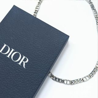 Christian Dior - 現行 極美品 ディオール CDアイコン チェーンリンク ネックレス 付属品完備