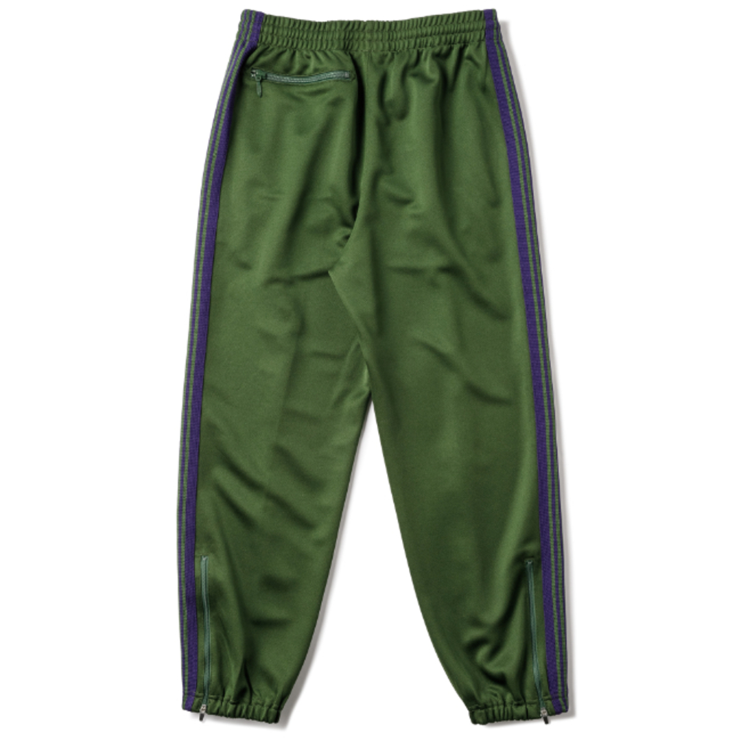 Needles(ニードルス)の【セットアップ可】 ニードルズ/NEEDLES パンツ メンズ ZIPPED TRACK PANT - POLY SMOOTH トラックパンツ IVY GREEN NS249-0001-0002 _0410ff メンズのパンツ(その他)の商品写真